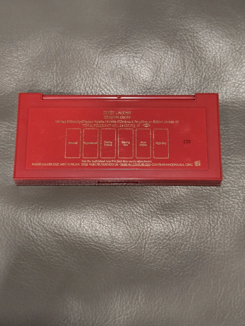 Estee Lauder Limited Addition Eyeshadow Palette Packaging NWOT